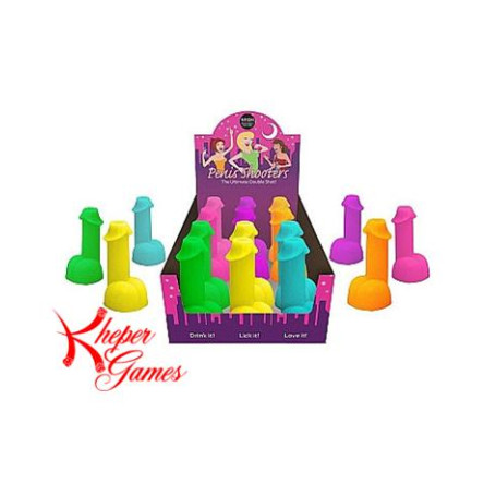 Set 12 pz bicchieri divertenti Neon Penis Shooters