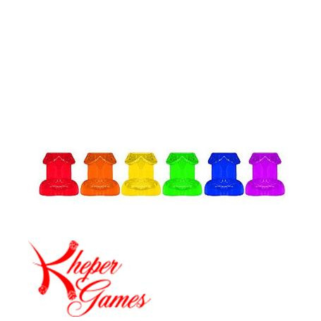 Bicchieri divertenti kit Rainbow Shot Glass Set 6 pz