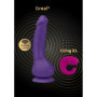 Vibratore in silicone realistico con ventosa vaginale anale G real Dong