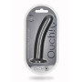 Fallo liscio con ventosa in silicone vaginale anale Smooth G-Spot 17 cm Gun Metal