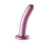 Fallo vaginale piccolo con ventosa Smooth G-Spot 14,5 cm Rose Gold