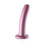 Fallo vaginale piccolo con ventosa Smooth G-Spot 14,5 cm Rose Gold