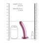 Fallo vaginale piccolo con ventosa Smooth G-Spot 14,5 cm Rose Gold