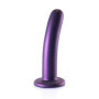 Fallo vaginale piccolo con ventosa Smooth G-Spot 12 cm Metallic Purple