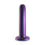 Fallo vaginale piccolo con ventosa Smooth G-Spot 12 cm Metallic Purple