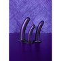 Fallo vaginale piccolo con ventosa Smooth G-Spot 12 cm Metallic Purple