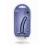 Fallo vaginale in silicone piccolo con ventosa Smooth G-Spot Dildo 12 cm metallic blue