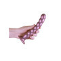 Fallo vaginale a sfere con ventosa in silicone Beaded G-Spot Dildo 20,5 cm Rose Gold