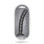 Fallo vaginale in silicone a sfere con ventosa Beaded G-Spot Dildo 20,5 cm Gun Metal