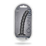Fallo vaginale con ventosa piccolo a sfere in silicone Beaded G-Spot Dildo 16,5 cm Gun Metal
