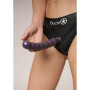 Fallo vaginale a sfere piccolo con ventosa in silicone Beaded G-Spot Dildo 16,5 cm Metallic Purple