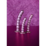 Fallo vaginale piccolo a sfere con ventosa in silicone Beaded G-Spot Dildo 13 cm Rose Gold