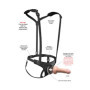 Imbracatura strap on per dildo vibratore fallo vaginale anale indossabile Body Dock Strap-On Suspenders