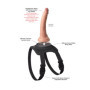 Cintura strap on per fallo vibratore dildo vaginale anale Body Dock Lap Strap Harness