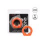 Anello fallico in silicone ritardante Alpha Dual Ball Ring