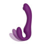 Vibratore indossabile vaginale anale in silicone Strapless Strap-On Pulse Vibe