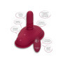 Vibratore in silicone con ventosa vaginale anale clitoride Dual Rider Thrust and Grind