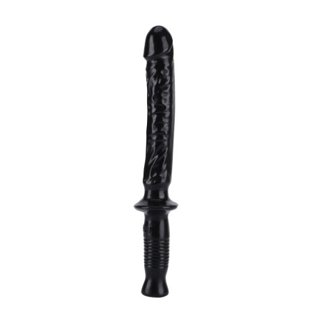 Fallo vaginale anale maxi realistico con manico The Manhandler 14.5 Inch black