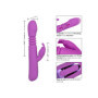 Vibratore rabbit clitoride vaginale in silicone realistico Elite Thrusting Rabbit