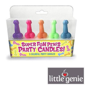 Candeline a forma di pene per feste Super Fun Penis Candles