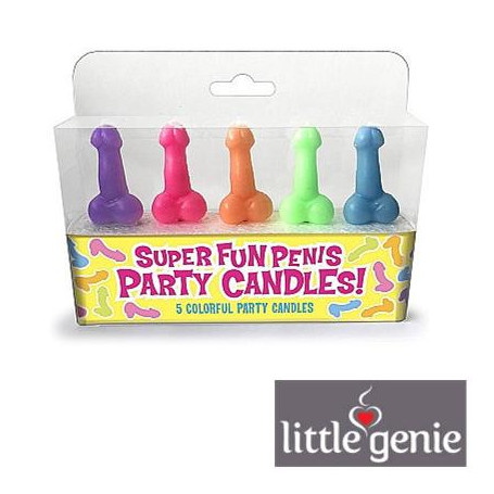 Candeline a forma di pene per feste Super Fun Penis Candles