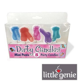 Candele divertenti per feste a forma di pene Dirty Penis Candles