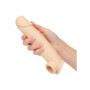 Guaina per pene indossabile in silicone realistico Life-Like Extension 8 Inch