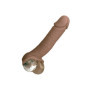Guaina fallica realistica prolungha per pene Life-Like Extension 8 Inch brown