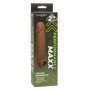 Guaina fallica realistica prolungha per pene Life-Like Extension 8 Inch brown