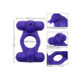 Anello fallico vibrante in silicone Triple Orgasm Enhancer