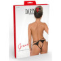 Tanga nero trasparente donna sexy Grace String with Keyhole Back