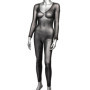 Tutina erotica donna intimo aperto con brillantini Crotchless Bodystocking S/L