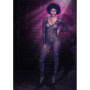 Tutina erotica donna intimo aperto con brillantini Crotchless Bodystocking S/L