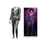 Tutina erotica donna intimo aperto con brillantini Crotchless Bodystocking S/L