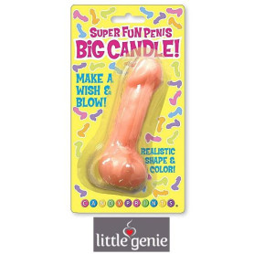 candela a forma di pene SUPER FUN BIG PENIS CANDLE PINK