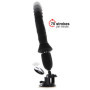 Vibratore realistico con ventosa vaginale anale in silicone Magnum Opus Thruster Pro