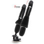 Vibratore realistico con ventosa vaginale anale in silicone Magnum Opus Thruster Pro