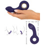 Plug vibrante in silicone mini vibratore anale vaginale Vibrating G- & P-Spot Massager