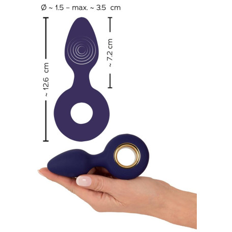 Plug anale vibrante in silicone Vibrating Butt Plug