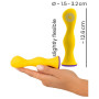 Vibratore anale in silicone mini dildo liscio vibrante anal vibrator