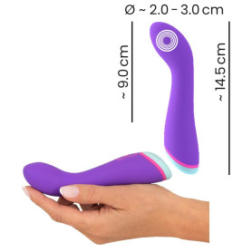 Vibratore vaginale piccolo in silicone per punto G dildo vibrante g-spot vibrator