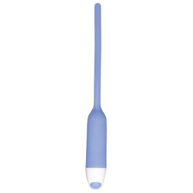 Dilatatore uretrale vaginale vibrante Silicone Dilator blu