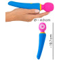 Vibratore wand in silicone corpo vaginale anale clitoride bunt fucsia