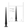 Fallo anale maxi con ventosa ass spike dildo