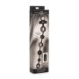 Palline anali vibranti 10X Dark Rattler Vibrating Silicone Anal Beads w/ Remote