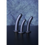 Dildo vaginale con ventosa Smooth G-Spot Dildo 5'' / 12 cm Gun Metal