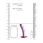 Dildo vaginale con ventosa Smooth G-Spot Dildo 5'' / 12 cm Rose Gold