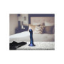 Dildo vaginale con ventosa Ultra Soft Curvy G-Spot Dildo 7''/17 cm Metallic Blue
