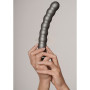 Dildo vaginale con ventosa a sfere Beaded G-Spot Dildo 8'' / 20,5 cm Metallic Purple