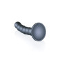 Dildo vaginale con ventosa a sfere Beaded G-Spot Dildo 5'' / 13 cm Gun Metal